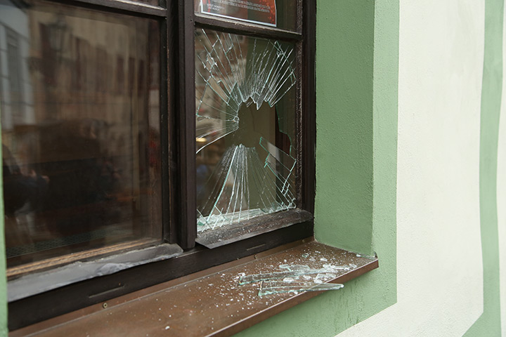 A2B Glass are able to board up broken windows while they are being repaired in Romsey.